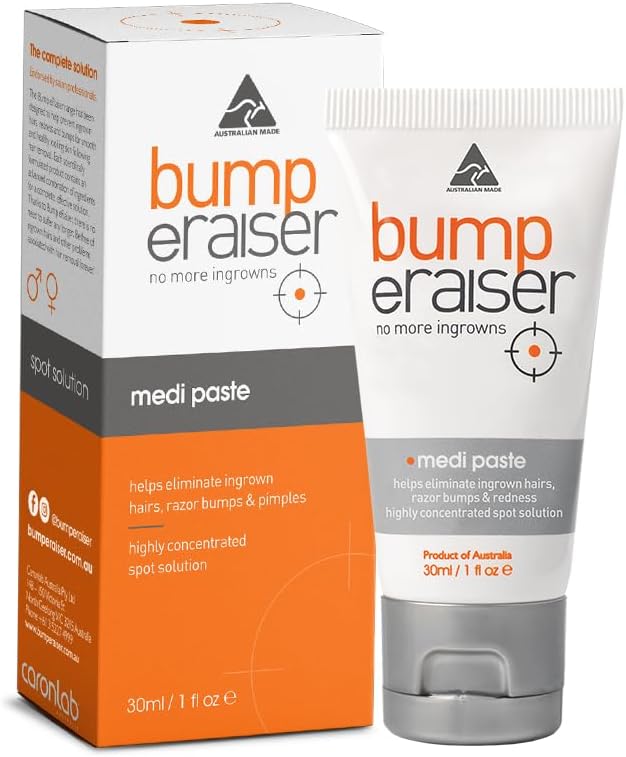 Bump eRaiser Medi Paste com óleo de tea tree e vitamina A, 30 mL