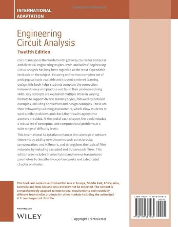 Engineering Circuit Analysis, International Adaptation
