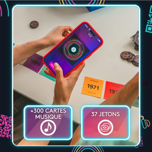 Hitster - Le Jeu des Hits - Jeu de Société Musical - 2-10 Joueurs, 16 Ans +