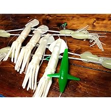 Squidnation Pearl Super Glow Flippy Floppy Thing or Billfish Edition Fishing Daisy Chain Tuna & Marlin Magnet