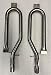 RCK Sales Gas Grill Left & Right Stainless Burner Set 17.38 x 5