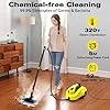 TVD Steam Cleaner, Steamer Cleaning with 26 Accessories, Steam Cleaner for Home with 5M Extra-Long Power Cord for Home Floor Cleaning, Car Detailing, Grout, Upholstery.