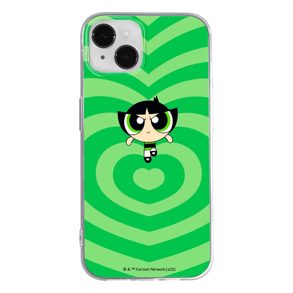 ERT GROUP mobile phone case for Iphone 14 original and officially Licensed The Powerpuff Girls pattern 005 optimally adapted to the shape of the mobile phone, case made of TPU