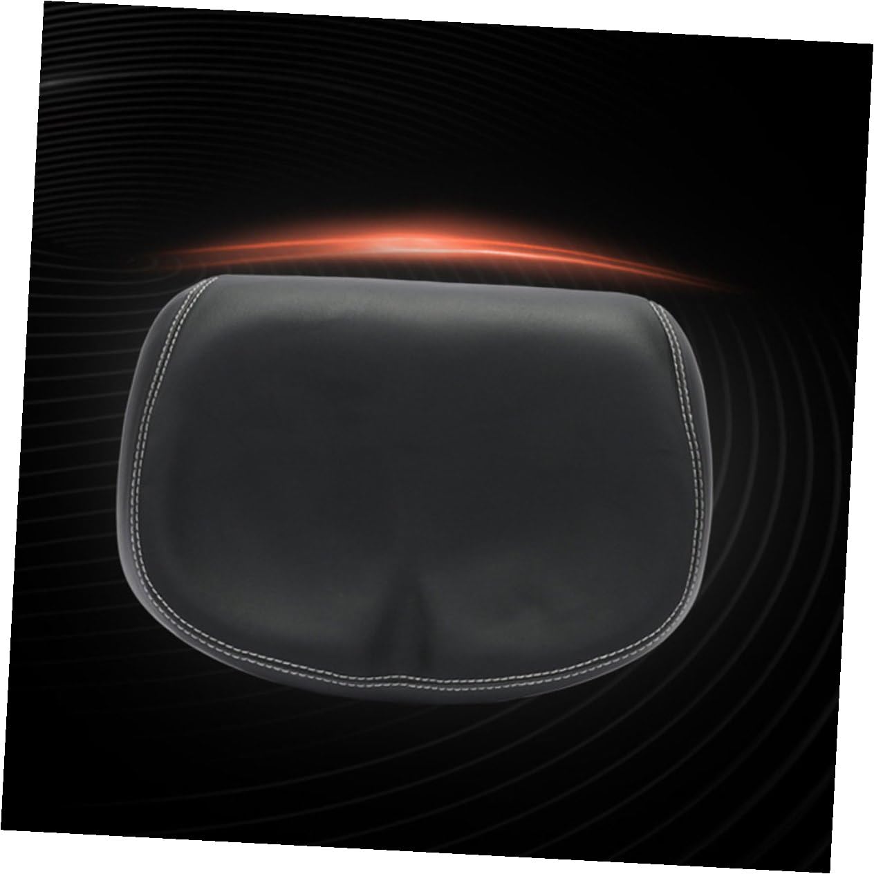 Selle de Vélo Élargie sans Nez pour Vélo de Route, Noire | Nylon et Cuir Pu, Légère et Respirante, Design Ergonomique, pour Bike et Racing Bicycle