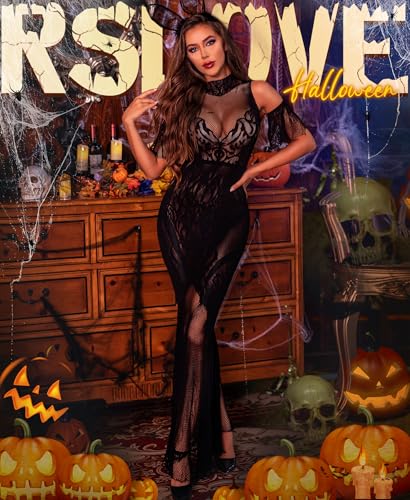 Rslove RSLOVE1 Women Lingerie Sexy Dress - Lace Mesh Sleepwear Maxi Nightgown Exotic Sheer Long Bridal Chemise thumb #1