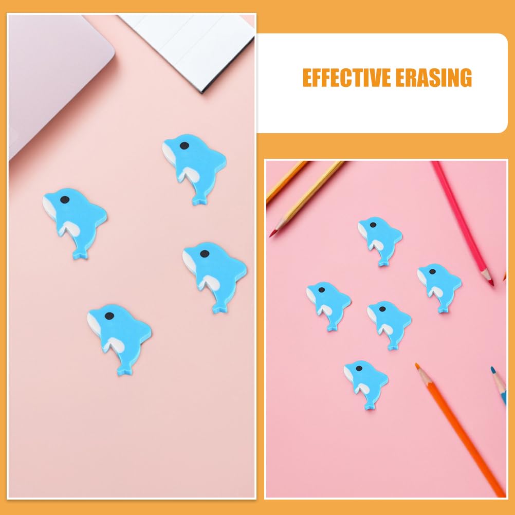 EXCEART 150 gomme a forma di animali marini: simpatiche gomme a forma di delfino per bambini - Articoli di cancelleria divertenti a forma di animali per forniture scolastiche, premi in classe