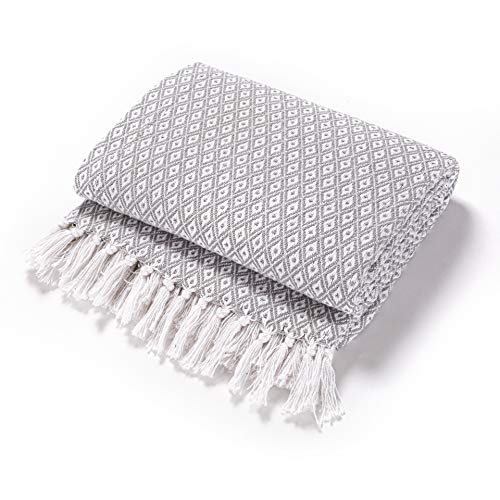 EHC superzachte katoenen grote sprei hoezen tot 2-zitsbank of tweepersoonsbed - grijs - Image 6