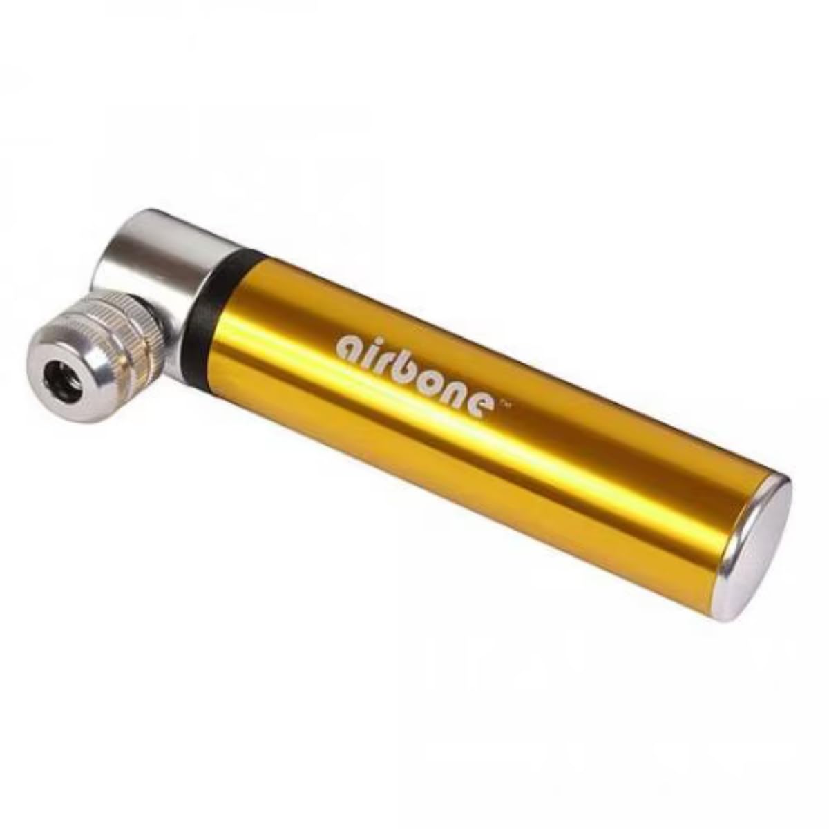 mini pump "airbone", for FV/DV with adapter to A/V, 49 g only, black/silver, with bracket, max. 100 PSI / 7 bar, box