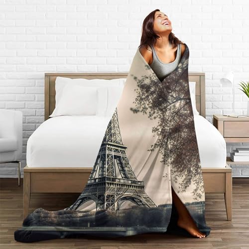 Couverture douce grise de qualité durable en micro-polaire dense - 8