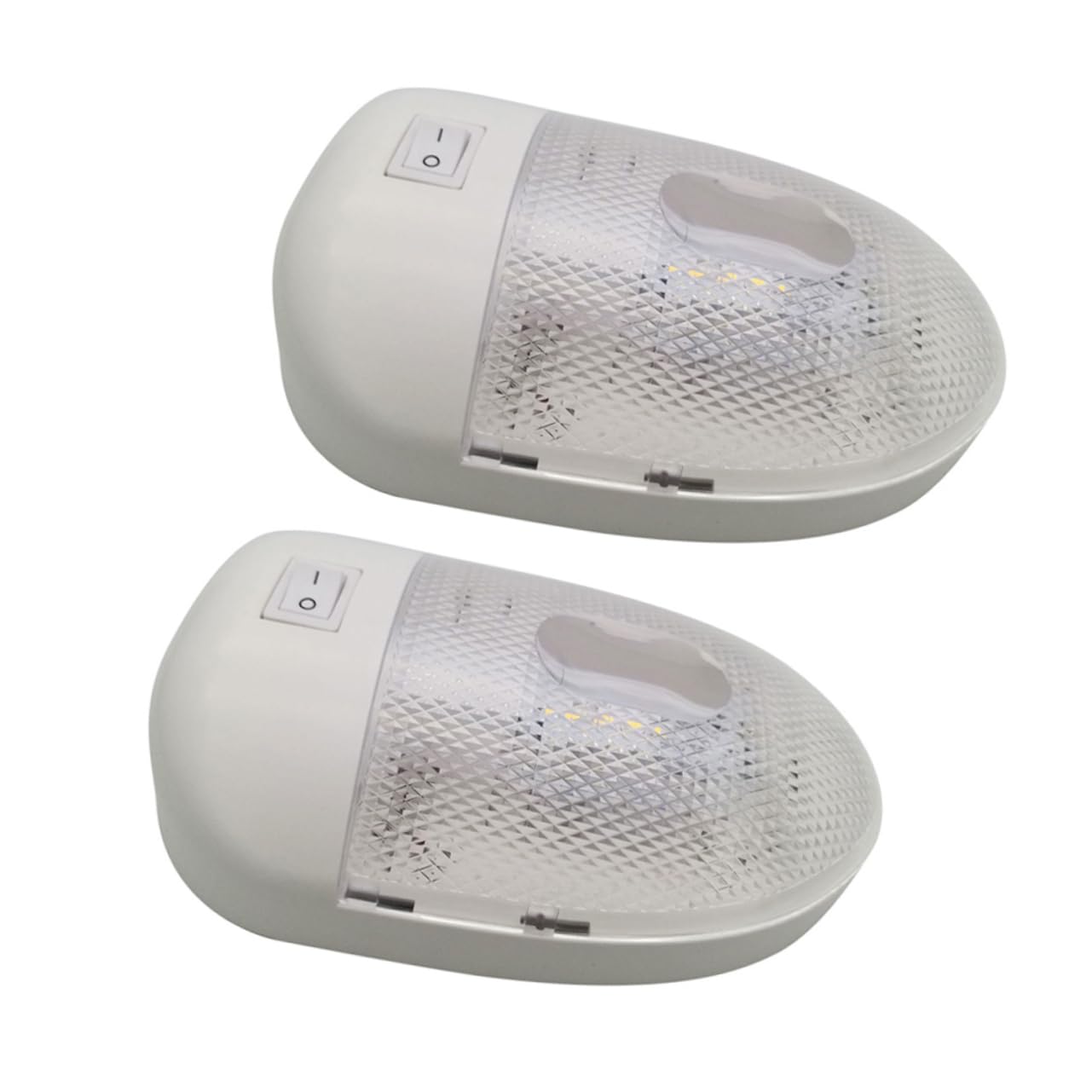 MAGICLULU 2 pièces Éclairage Intérieur LED pour Camping Car Plafonnier Dome pour Remorque et Bateau