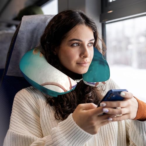 Almohada de viaje espuma viscoelástica tamaño compacto miniatura 5