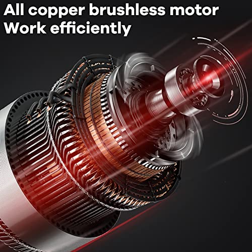 ZHANGTAOLF 10-Zoll-Mini-Kettensäge schnurlos mit 1 Batterie, 21 V 4,0AH Batterie mit Einer Hand-Handheld-Kette, kleine… – Bild 6