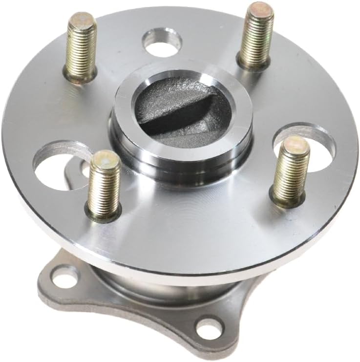 TRQ Rear Wheel Bearing & Hub Assembly with ABS Sensor Compatible with 1998-2002 Chevrolet Prizm 1993-1997 Geo 1993-2002 Toyota Corolla - Image 2