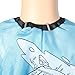 Forgun Kids Cartoon Dressing Cape Salon Gown Cover Barber Hair Cut Cloth Hairdresser (BLUE)