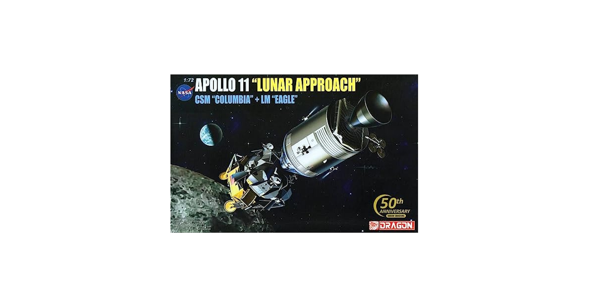 Amazon | ドラゴン 1/72 アポロ11号 月面着陸 （司令船