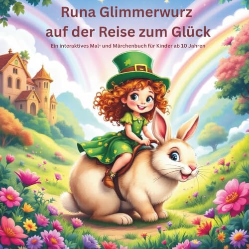 Runa Glimmerwurz auf der Reise zum Glück Ein interaktives Mal- und Märchenbuch für Kinder ab 10 Jahren: Ein interaktives Mal- und Märchenbuch für Kinder ab 10 Jahren