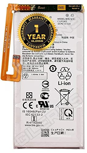 Image of GILERINS Orignal Battery for Asus ROG Phone 3 ASUS-I003D, I003DD, I003D ZS661KS-6A006IN / C11P1903 Battery with 1 Year warrenty and high Capacity Battery Backup. (for ASUS C11P1903)