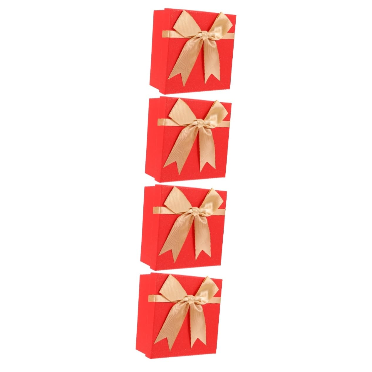 VALICLUD 4er-packung Rote Geschenkbox Hochzeit Gegenwärtig Verpackung Für Geldgeschenke Partyboxen Boxen Für Geburtstage Geschenkboxen Verpackungsmaterial Papier