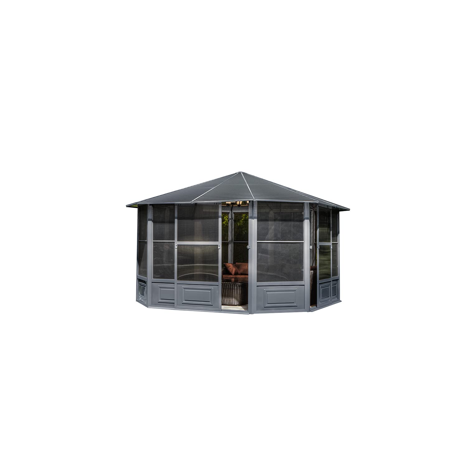 Florence - Solarium 12x12 Metal Roof