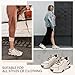 Sosoport Leather Tennis Shoes for Women Style Comfortable Sneakers Fashionable Durable 37 Size
