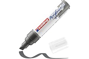 edding 5000 Grey Acrylic Paint Pen: Unlock Vibrant Art on Diverse Surfaces