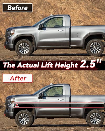 Image of PROEZE 2.5in Front Leveling Kit for 2007-2026 Silverado Sierra 1500