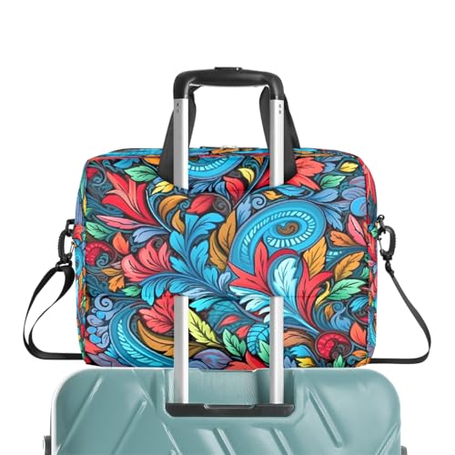 Maletín Laptop para Hombre y Mujer 15.6 16 Pulgadas Floral miniatura 7