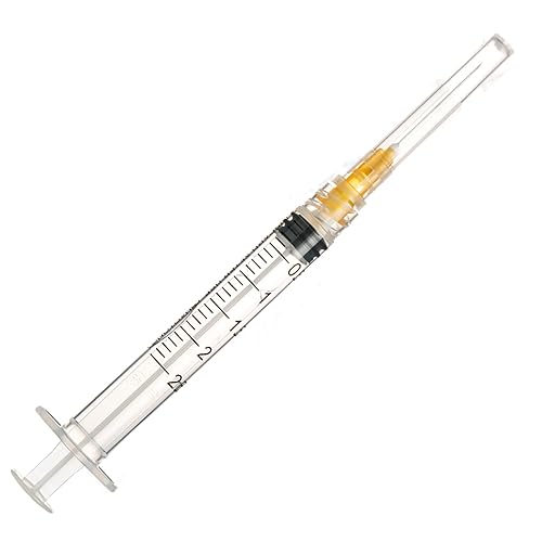 Knixxo 0.1 fl oz/cc calibre 25 de 1 pulgada, empaquetado individualmente, 20 paquetes