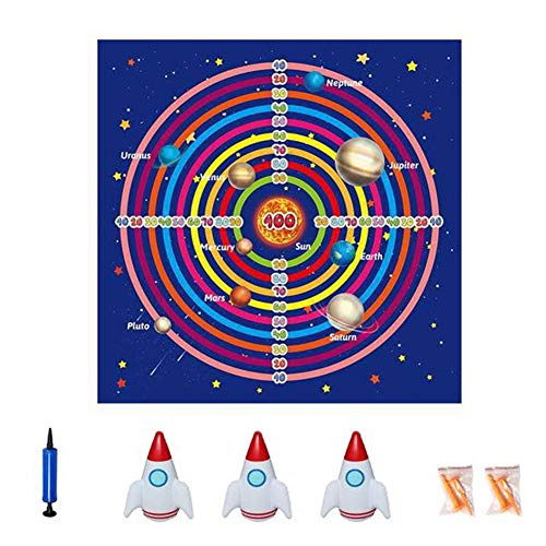 N/T - Juego infantil para dardos hinchable, saco de arena para interior y exterior