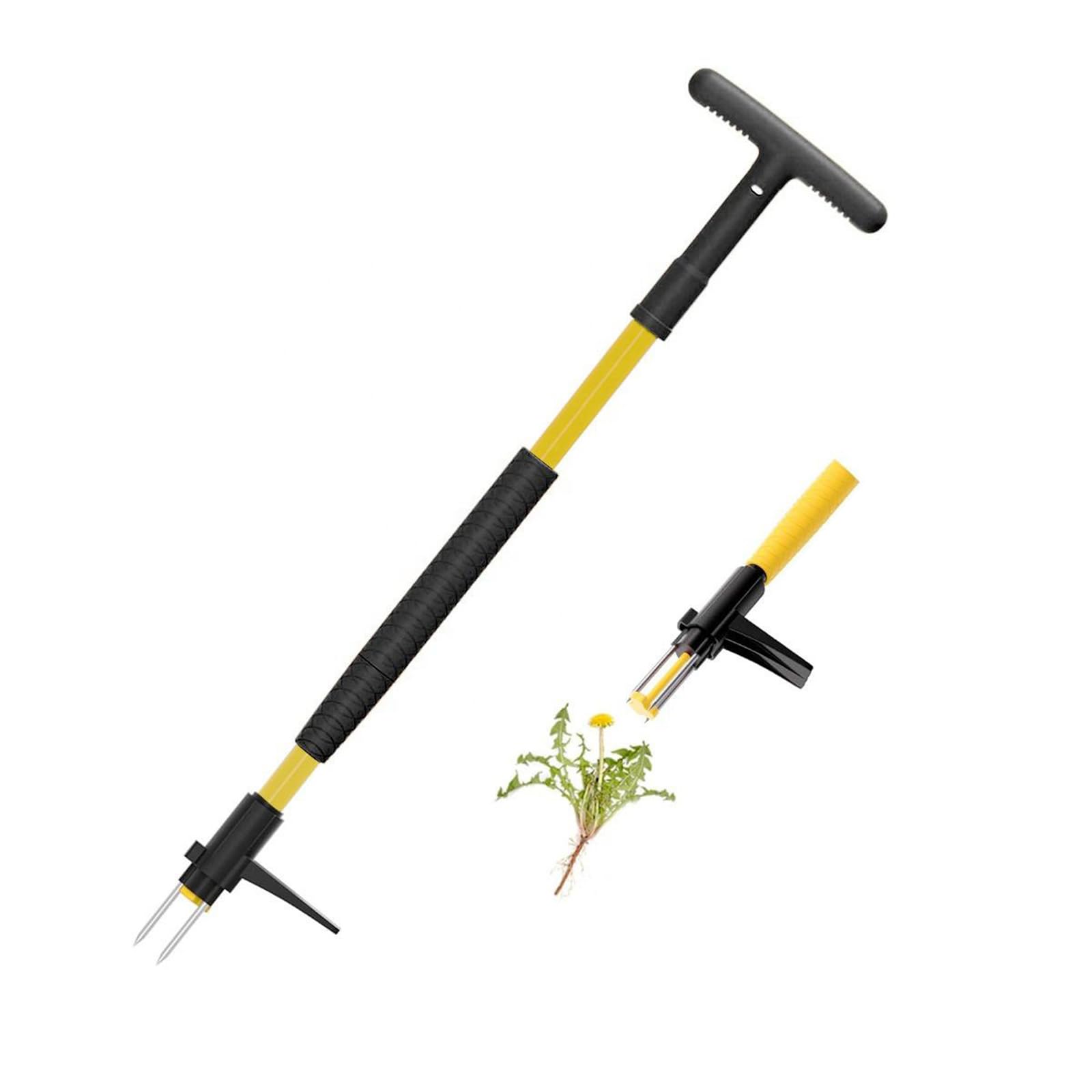 Rgybao 2 3-Prong Detachable Gardening Weeder With Reinforced Pedal, Grip For Soft/Moist Soil Root Detachable Gardening