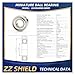 10pcs 683ZZ Bearing 3x7x3mm 683ZZ RS 2RS Bearing for Flanged Handpiece for High Speed Powerful Industrial Motors(683RS Blue)