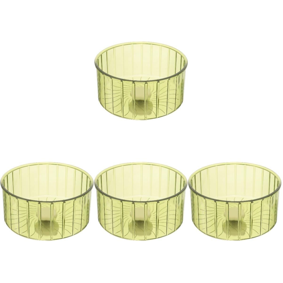 BESPORTBLE 4piezas Rueda De Ejercicio Silenciosa para Hámster Juguete De Correr De Plástico para Pequeñas Mascotas como Ardillas y Erizos Diseño Resistente y Duradero para Decoración De
