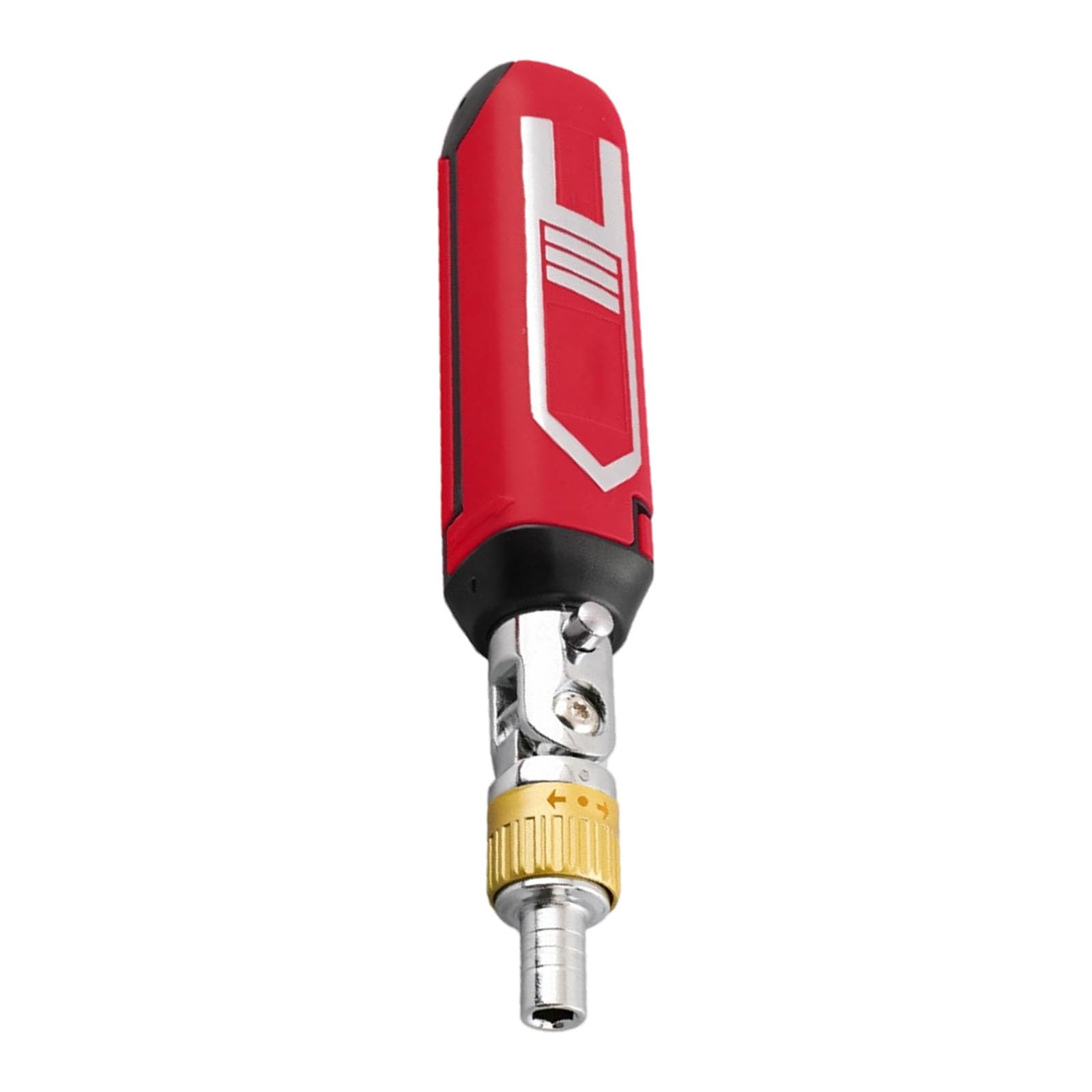 Kaccde Red Ergonomic Ratcheting Hexagonal Screwdriver Tool With 3.5Nm Torques Steel Shaft Suitable For Tight Space Home Repairs Space Saving Multiple Bit Screwdriver