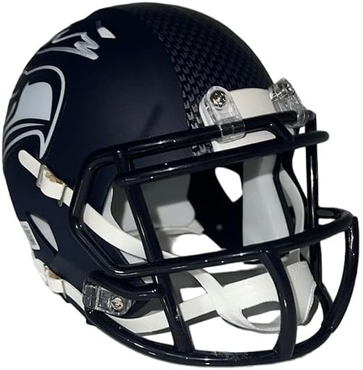 Kenneth Walker III Signed Mini Speed Football Helmet Beckett