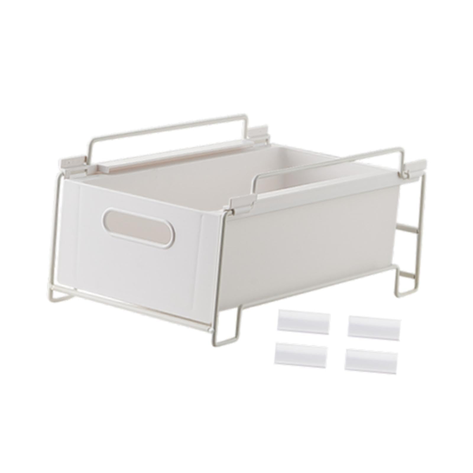 Organizador Extraíble para debajo Del Lavabo, Organizador de Armario Multiusos con Cajón Deslizante, Estante de Almacenamiento Apilable para El Baño, tal como se describe, 35cmx20cmx16cm