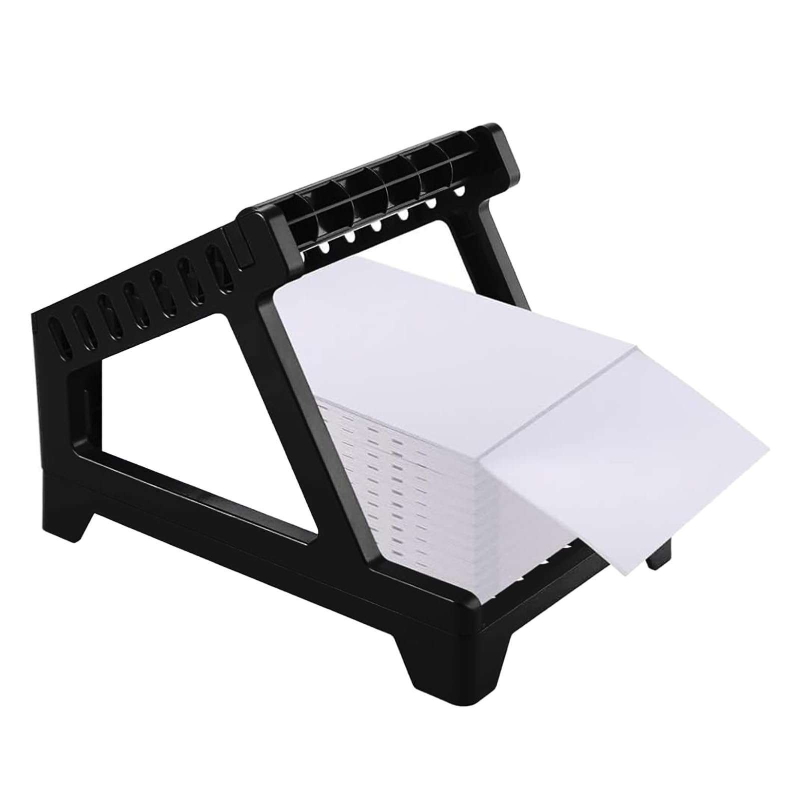 Label Holder for 6x4 Labels, Labels Dispenser Compatible with Munbyn, Fanfold & Roll Labels, Thermal La-bel Printer Accessory for Desktop Label Printer