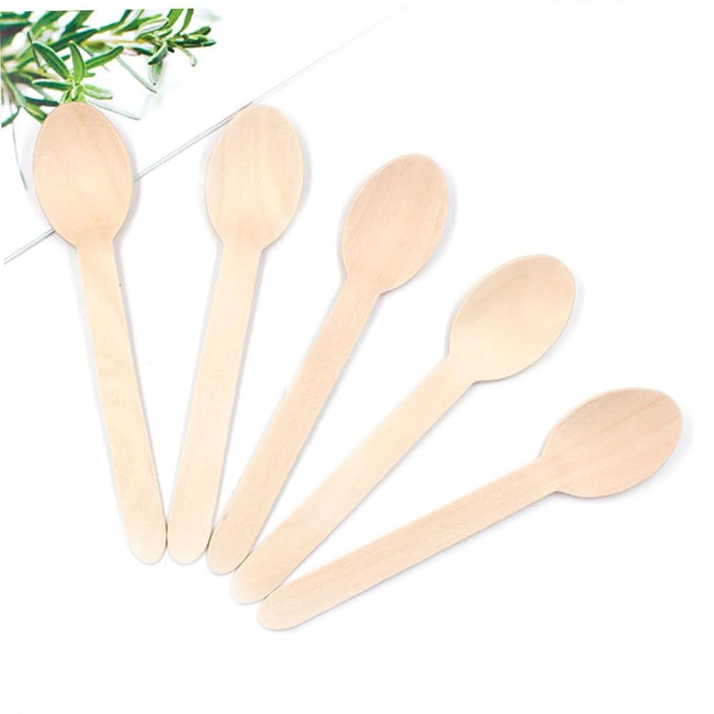スプーン　50個セット Amazon.co.jp: Operitacx スプーン 50個 ブランクウッドスプーン
