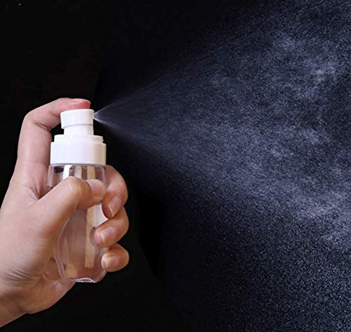 2 Pcs 30ml/1oz Mini Fine Mist Spray Bottles, Empty Clear Travel Containers Water Mist Sprayer for Cosmetic Skincare Lotion Perfumes image 4