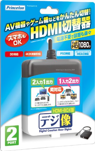 プリンストン 2ポートHDMI切替器 PHM-SW201B