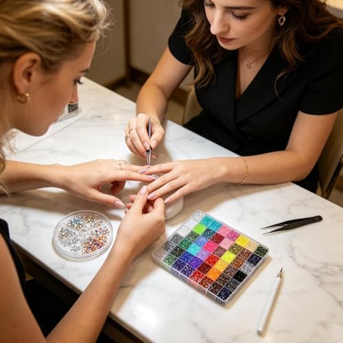 Gemas pequeñas Bedazzling con brillo intenso para personalizar ropa y fundas 4