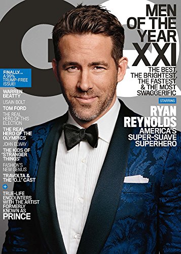 GQ Magazine (December, 2016) Ryan Reynolds Cover