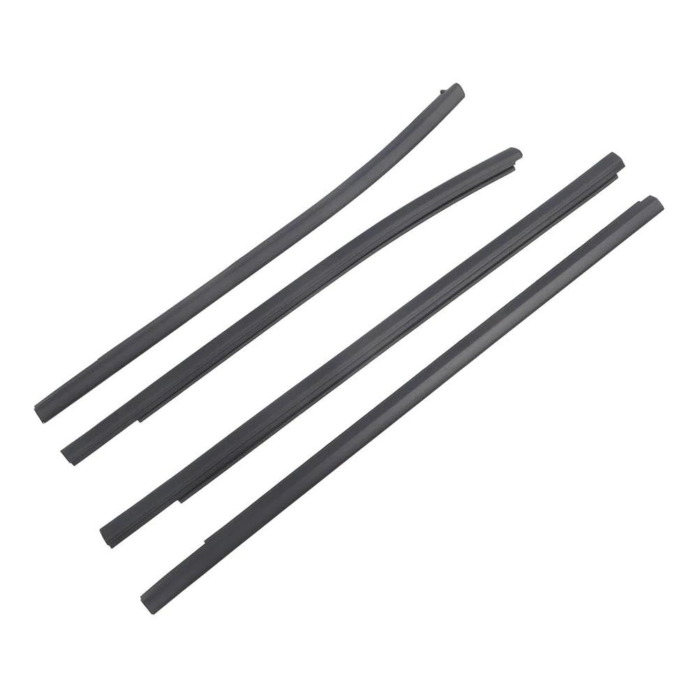 Spare Parts 4Pcs Car Door Window Weatherstrip for Ranger PX2 PX3 for Wildtrak Raptor XLT XL AB3Z2625554F