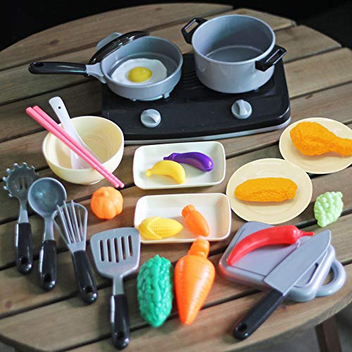 Preisvergleich Produktbild HNLY KinderküChenspielzeug Simulation Lebensmittel Sushi Burger KüChe Kochspielzeug Nr. KüChengeschirr Mahlzeit MäDchen Spielzeug Set Interaktives Puzzle