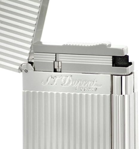 S.T. Dupont D-016817 Ligne 2 Lighter - Vertical Lines Silver