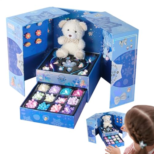 Kit de cuentas de arcilla para hacer pulseras, el regalo ideal de manualidades para niños