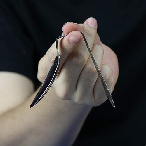 Miniatura 2 de Toyvian 2pcs Magic Bending Spoon Magic Trucos de magia de cerca trucos mágicos accesorios mágicos para niños y