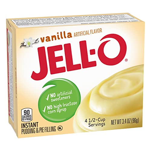 Image of Jell-O Vanilla Pudding & Pie Filling, 3.4 oz, 4 pk