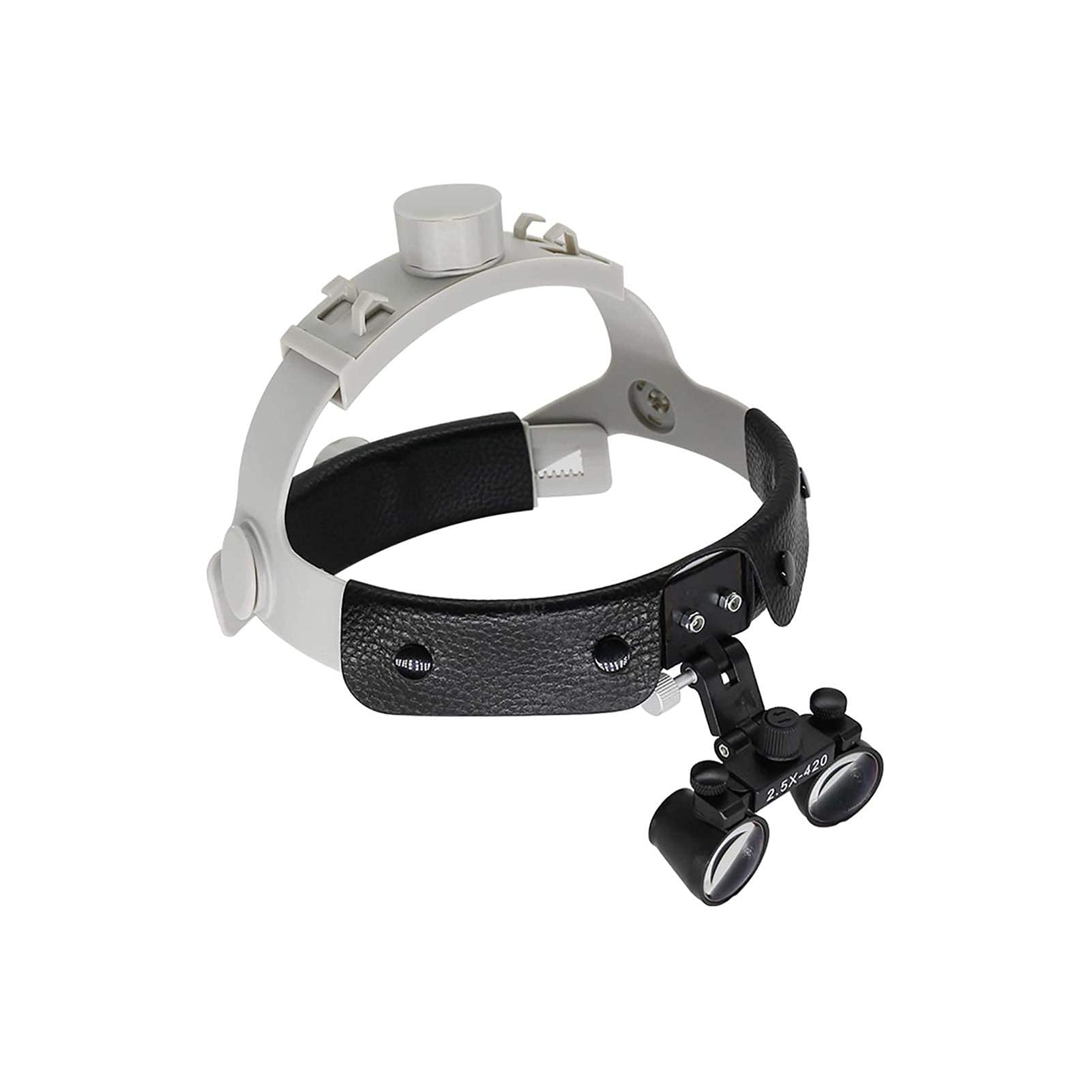 asdchZen Dental Loupes Head Mountlighted Magnifying Glasses Dental Surgical Loupe 2.5X Binocular Dental Loupe Head Mounted Dentist Dental Surgical Binocular Loupes With Led Head Light