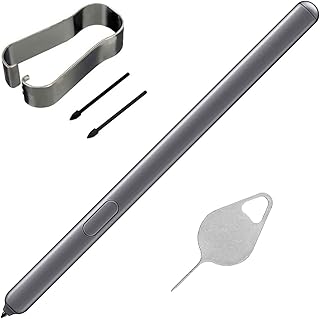 Tab S6 Stylus T860 S Pen Replacement with Bluetooth Function Touch Pen for Samsung Galaxy Tab S6 SM-T860 SM-T865 10.5" with S6 EJ-PT860BAEGUJ Pen Tips Tweezer S6 T865 Pen Repair Part (Mountain Gray)