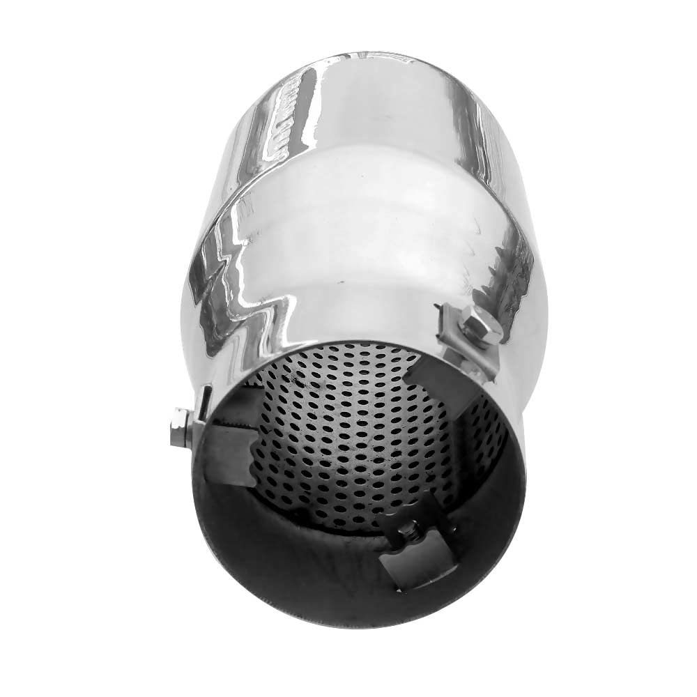 6818 Universel Embout D'echappement Acier Inoxydable jusqu'a 68mm Chrome
